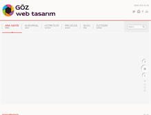 Tablet Screenshot of gozwebtasarim.com